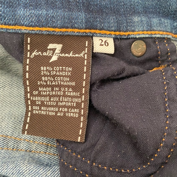 7 For All Mankind Jeans Size 26 - Picture 2 of 6